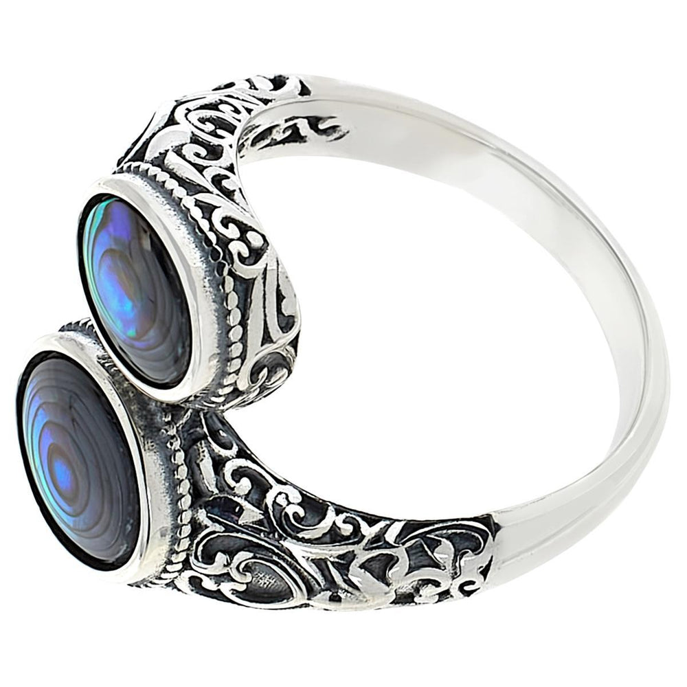 1.89 Cts Abalone Ring in 925