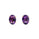 1.96 Cts Amethyst Stud Earring in 10K Yellow Gold