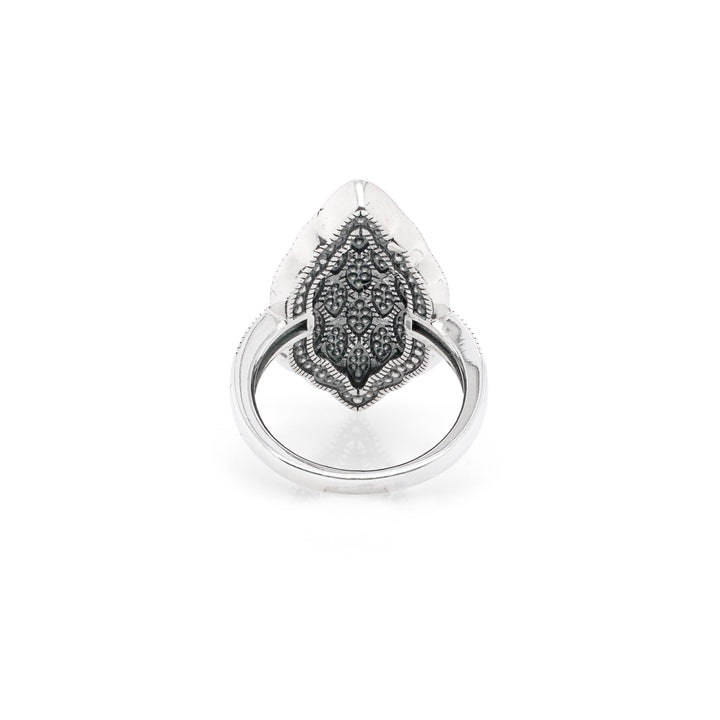 1.35 Cts Marcasite Ring in 925