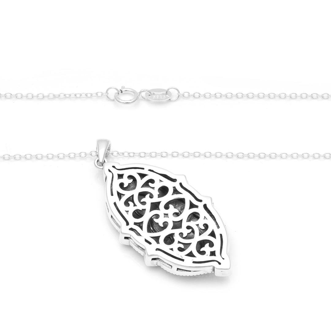 2.07 Cts Marcasite Pendant in 925