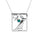 1.00 Cts Turquoise Necklace in 925