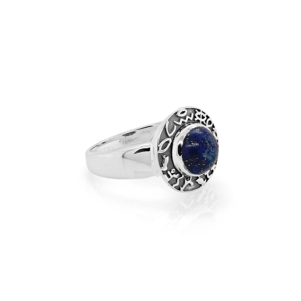 2.00 Cts Lapis Lazuli Ring in 925