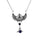 1.20 Cts Lapis Lazuli Scarab Necklace in 925
