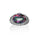 8.00 Cts Mystic Topaz Statement Ring in Oxidized 925 Silver