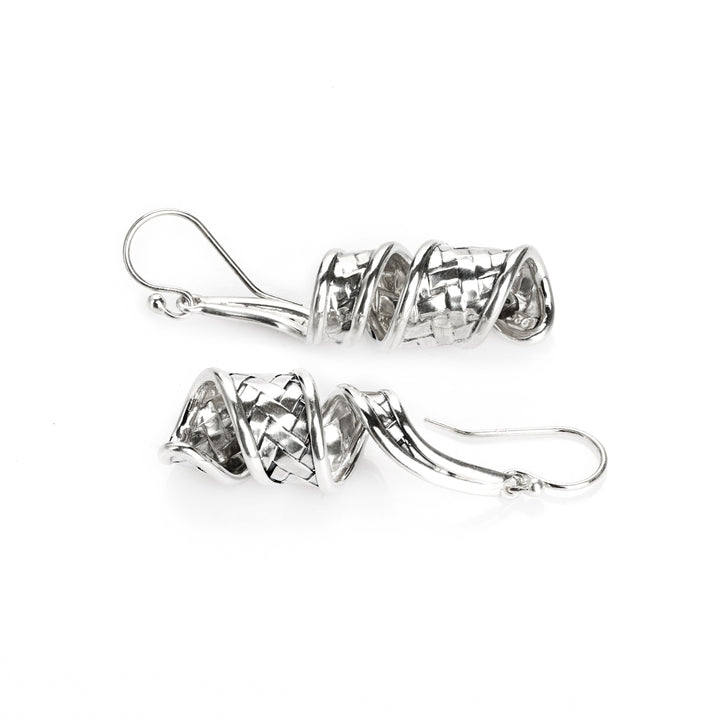 Dangle Earring in Oxidized 925 Silver