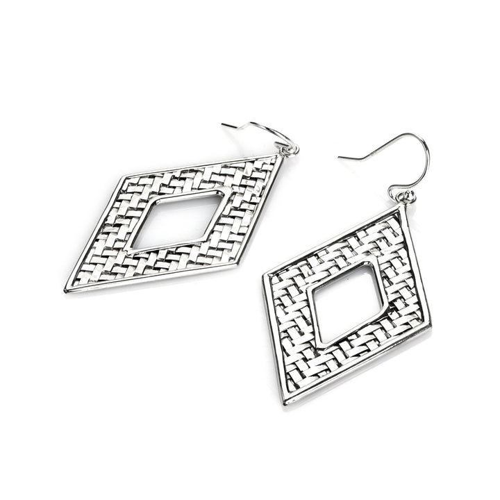 Dangle Earring in Oxidized 925 Silver