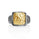 Statement Ring in Two Tone 925 Silver