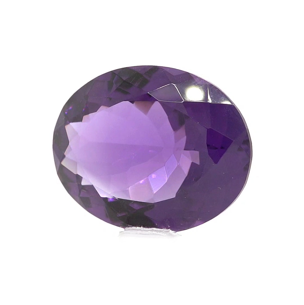 27.25 Cts Amethyst 23x18 MM Oval Gemstone