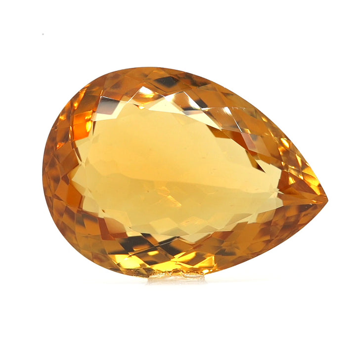 42.25 Cts Citrine 30x22 MM Pear Gemstone