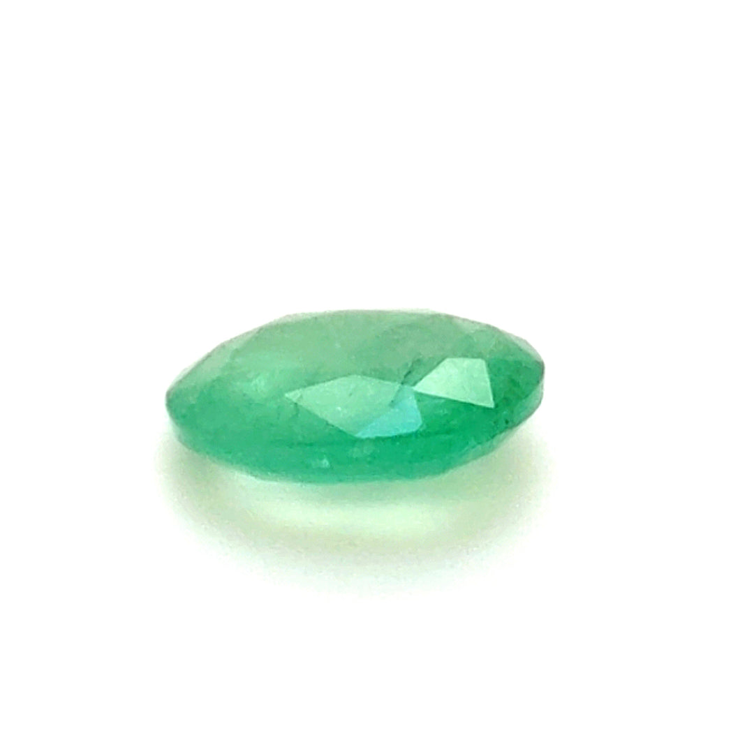 3.9 Cts Emerald 12X10 MM Oval Gemstone