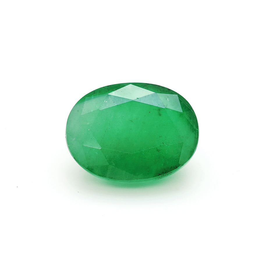 5.87 Cts Emerald 13X10 MM Oval Gemstone