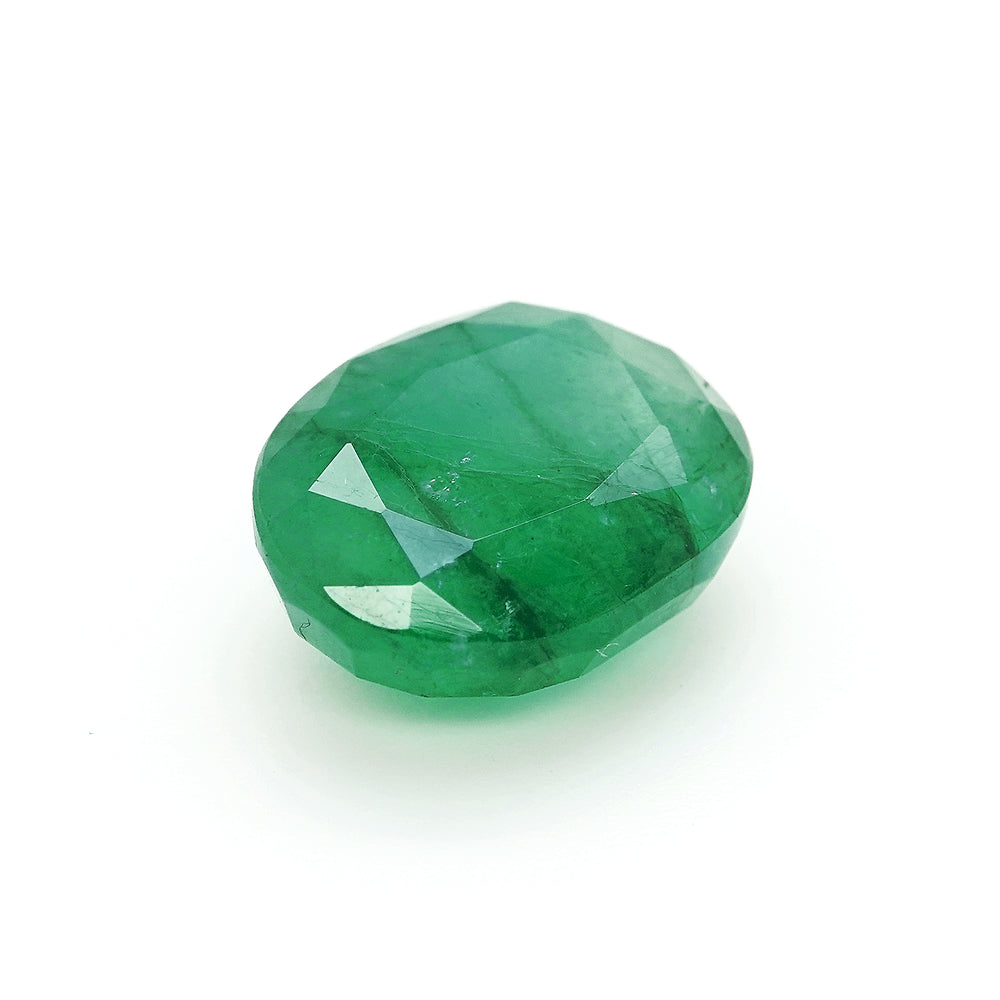 5.28 Cts Emerald 12X10 MM Oval Gemstone