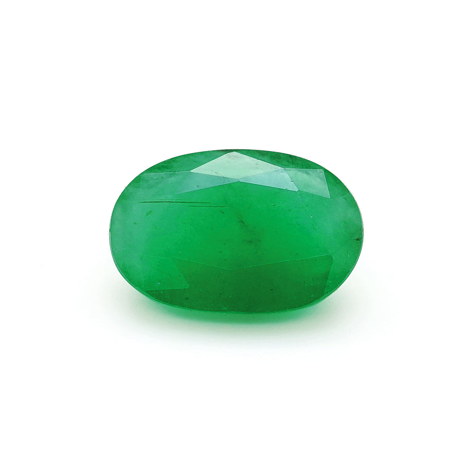 3.81 Cts Emerald 13X9 MM Oval Gemstone