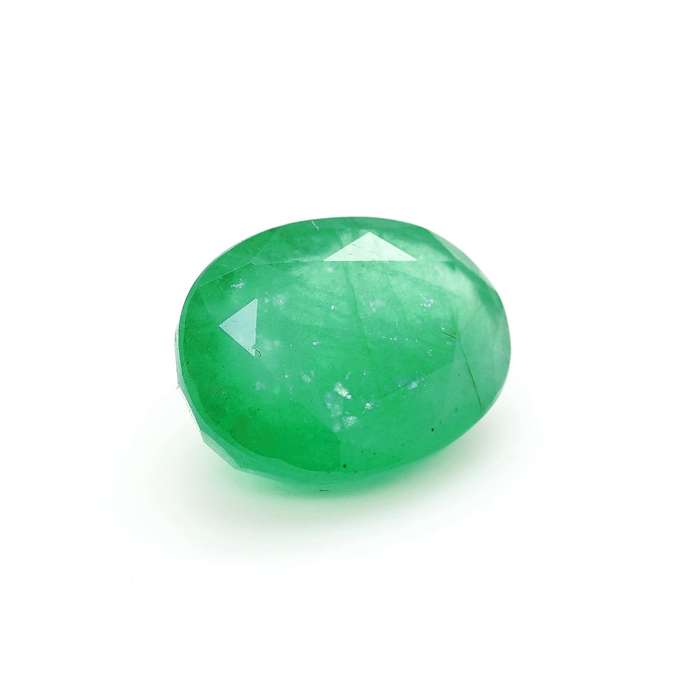5.2 Cts Emerald 13X10 MM Oval Gemstone