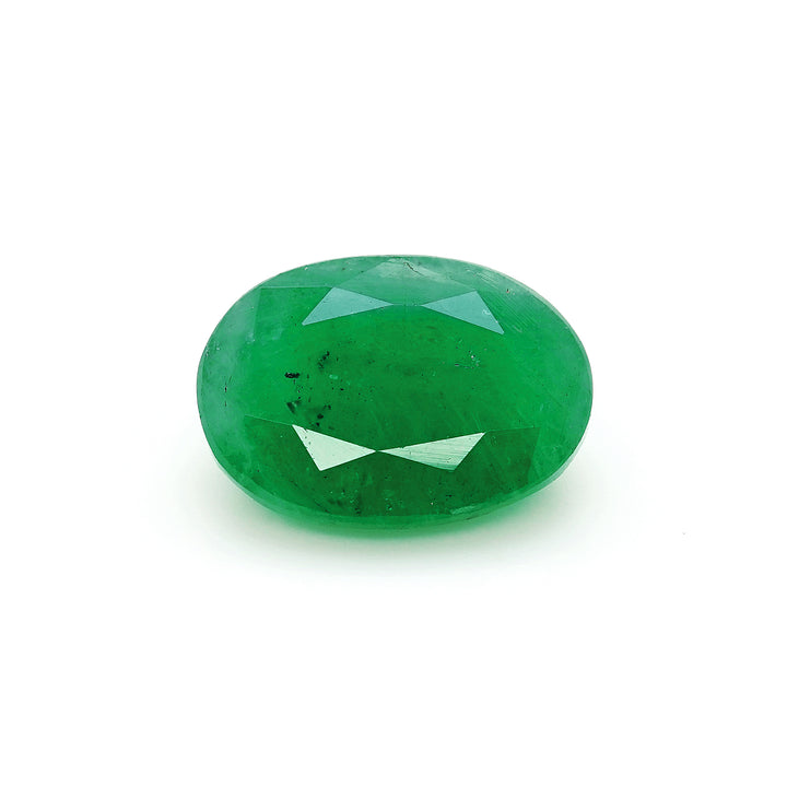 4.29 Cts Emerald 12X9 MM Oval Gemstone