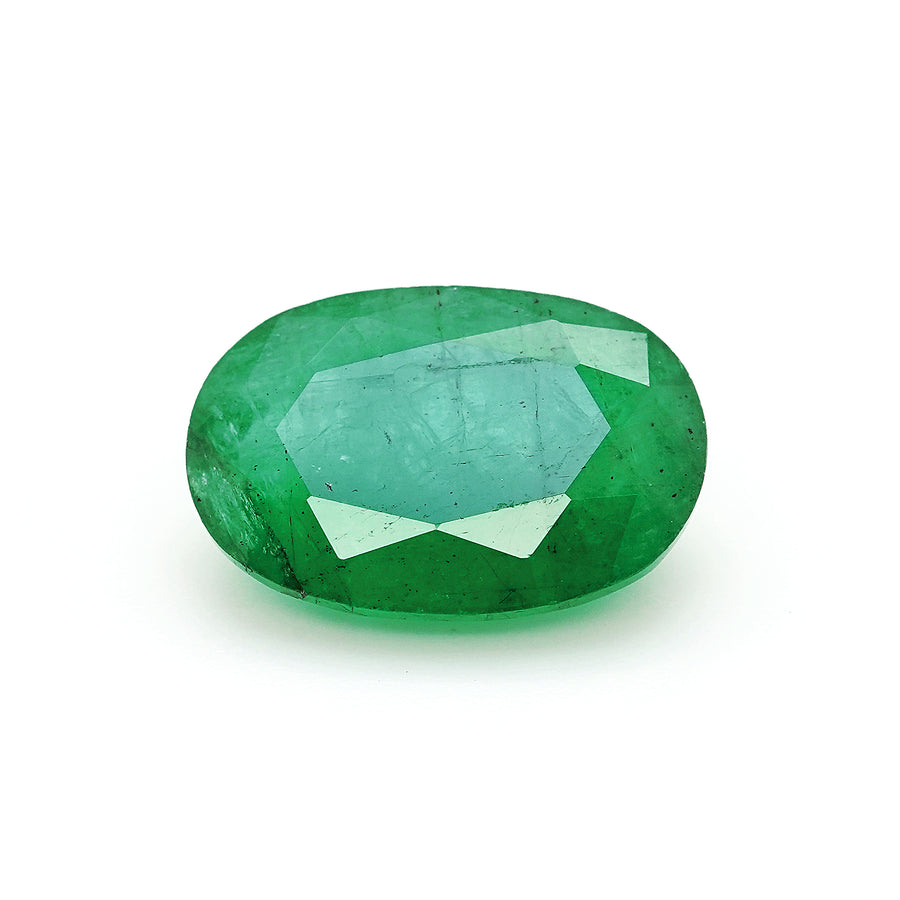 4.35 Cts Emerald 13X9 MM Oval Gemstone