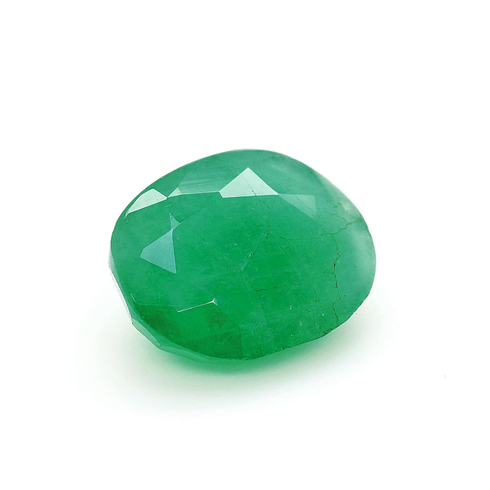 4.46 Cts Emerald 12X9 MM Oval Gemstone