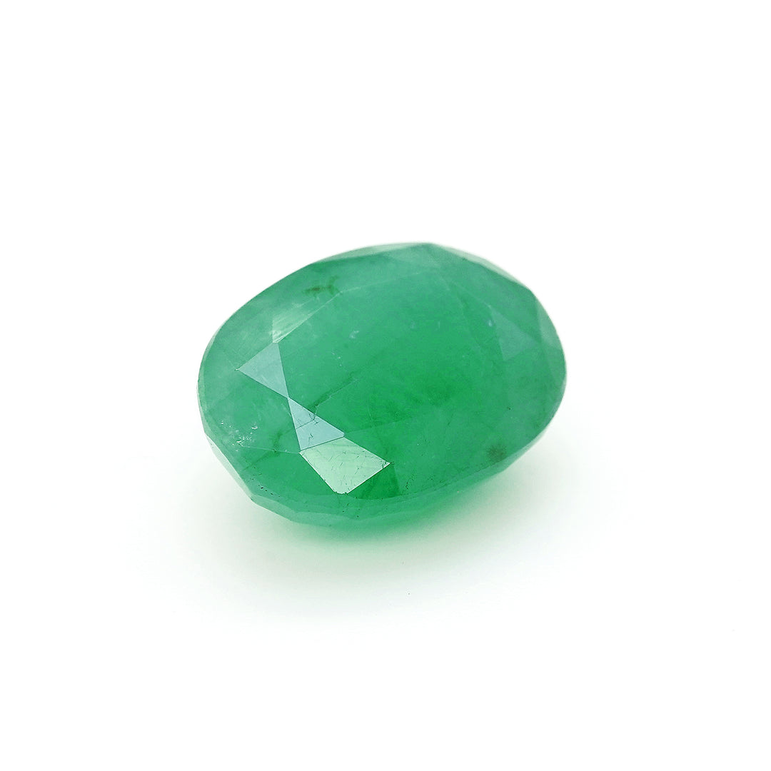 4.4 Cts Emerald 12X9 MM Oval Gemstone