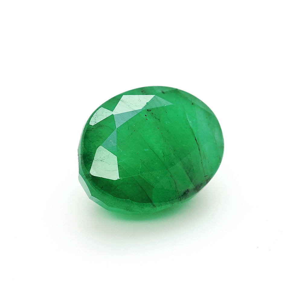 5.52 Cts Emerald 12X9 MM Oval Gemstone