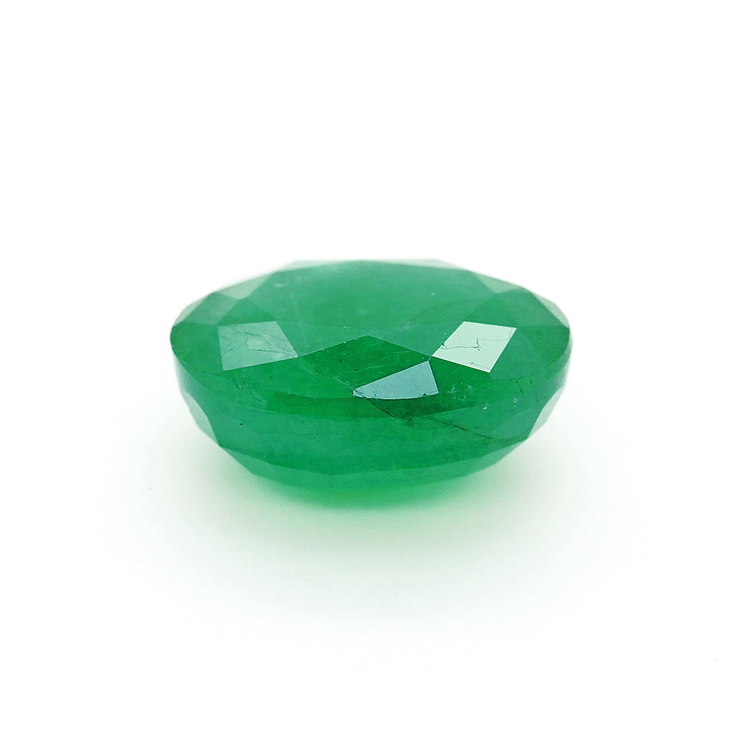 4.56 Cts Emerald 12X9 MM Oval Gemstone