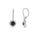 1.99 Cts Black Diamond Dangle Earring in 925 Sterling Silver