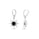 2.05 Cts Black Diamond Dangle Earring in 925 Sterling Silver