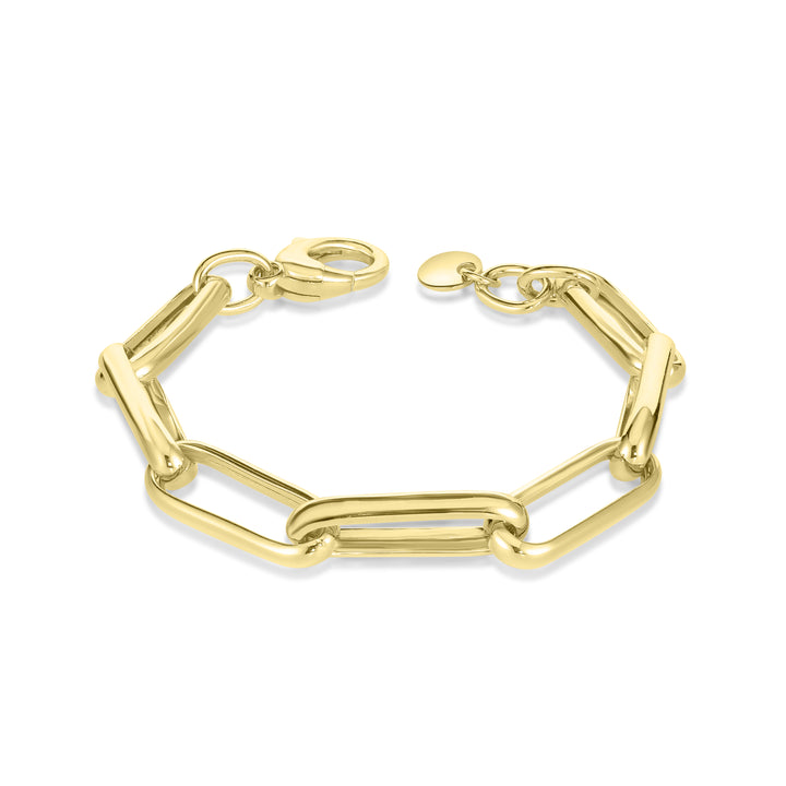 Italian Bracelet in Yellow Gold Plated 925 Sterling Silver