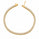 13.00 DEW Moissanite Tennis Bracelet in 925 Yellow Gold Plated