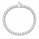 17.00 DEW Moissanite Tennis Bracelet in 925 Platinum Plated