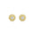 0.36 Cts White Diamond SUN Earring in 14K Yellow Gold
