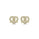 0.21 Cts White Diamond Earring in 14K Yellow Gold