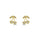 0.08 Cts White Diamond Earring in 14K Yellow Gold