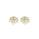 0.42 Cts White Diamond Earring in 14K Yellow Gold