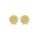 0.04 Cts White Diamond Earring in 14K Yellow Gold