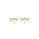 0.14 Cts White Diamond Earring in 14K Yellow Gold