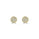 0.22 Cts White Diamond Earring in 14K Yellow Gold