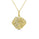 0.07 Cts White Diamond Pendant in 14K Yellow Gold
