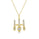 0.32 Cts White Diamond Pendant in 14K Yellow Gold