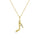 0.02 Cts White Diamond Pendant in 14K Yellow Gold