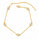 2.50 DEW Moissanite Station Bracelet in 925 Yellow Gold