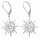 4.00 DEW Round Shape Moissanite Solitaire Earring in 925 Platinum Plated