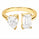 2.00 DEW Moissanite Toi Moi Ring in 925 Yellow Gold
