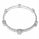 5.00 DEW Moissanite Station Bangle in 925 Platinum Plated
