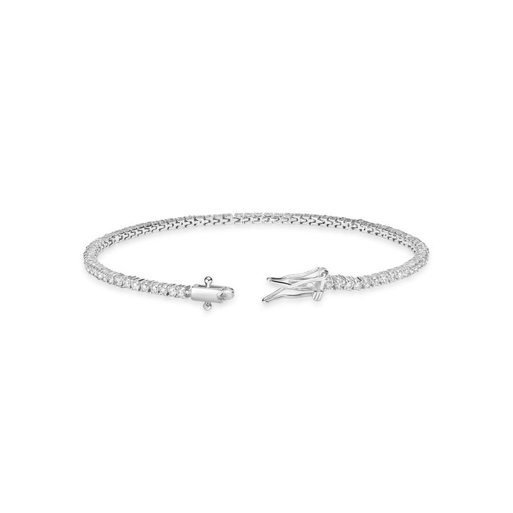 2.27 Cts Lab Grown Diamond Tennis Bracelet in 925 Platinum Plated