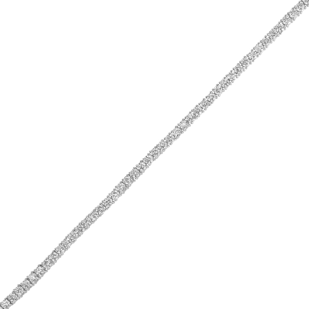 3.66 Cts Lab Grown Diamond Tennis Bracelet in 925 Platinum Plated