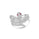 1.20 Cts Lab Grown Diamond Snake Ring in 925 Platinum Plated