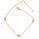 1.50 DEW Moissanite Station Bracelet in 925 Yellow Gold