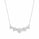 10.00 DEW Moissanite Necklace in 925 Platinum Plated