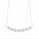 4.80 DEW Moissanite Necklace in 925 Platinum Plated