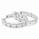 4.52 DEW Moissanite Hoop Earring in 925 Platinum Plated